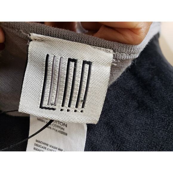 Luna Sweater Womens Gray Mesh Knit Long Sleeve Chest Pockets Button Front M - Picture 4 of 11